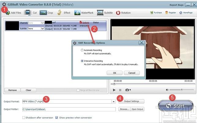 Free SWF to Video Converter下载,免费Swf到视频转换器,视频转换
