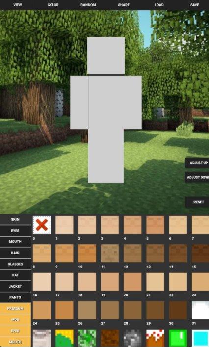 我的世界人物皮肤编辑器手机版(custom skin creator)下载,我的世界app,皮肤app,我的世界人物皮肤编辑器