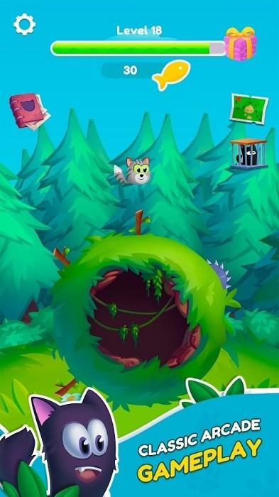 跳跃猫跳跃的小猫游戏下载,跳跃猫跳跃的小猫,跳跃游戏,冒险游戏