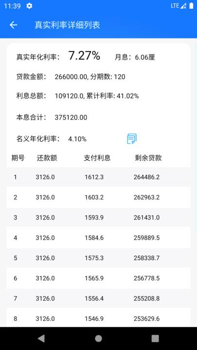 真实利率计算器最新版下载,真实利率计算器,计算app
